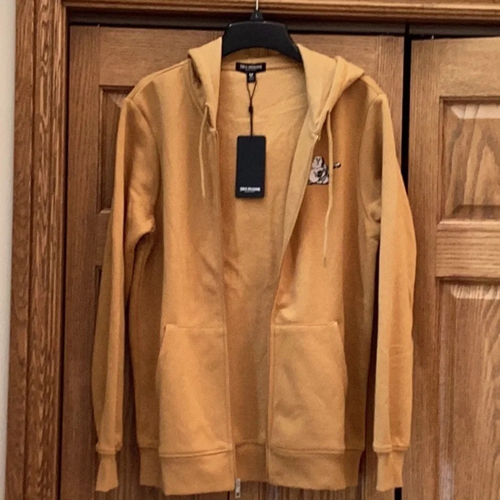True Religion men’s Radiant Buddha zip up hoodie NWT sz M